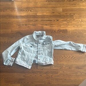Calvin Klein Jeans Blue Denim Jacket Classic Jean Style 12/14